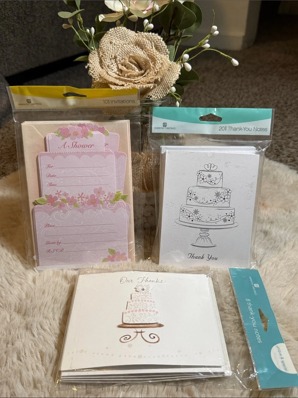 ✨American Greeting Wedding Shower Invitations and Thank You Cards✨